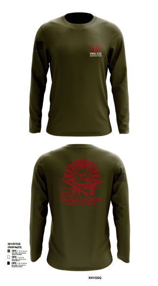 VMA-223 90216803 Long Sleeve Performance Shirt 102