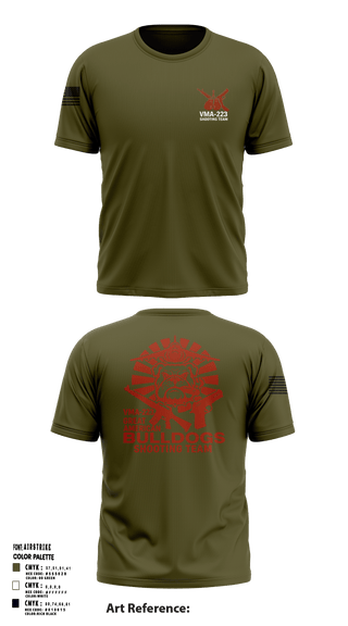 VMA-223 90216803 Short Sleeve Performance Shirt - 102