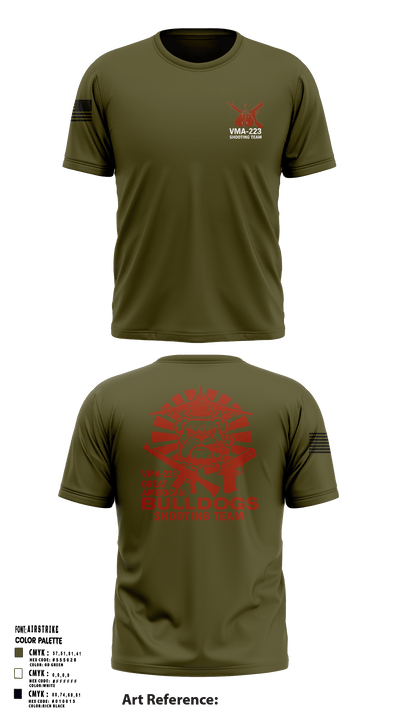 VMA-223 90216803 Short Sleeve Performance Shirt - 102