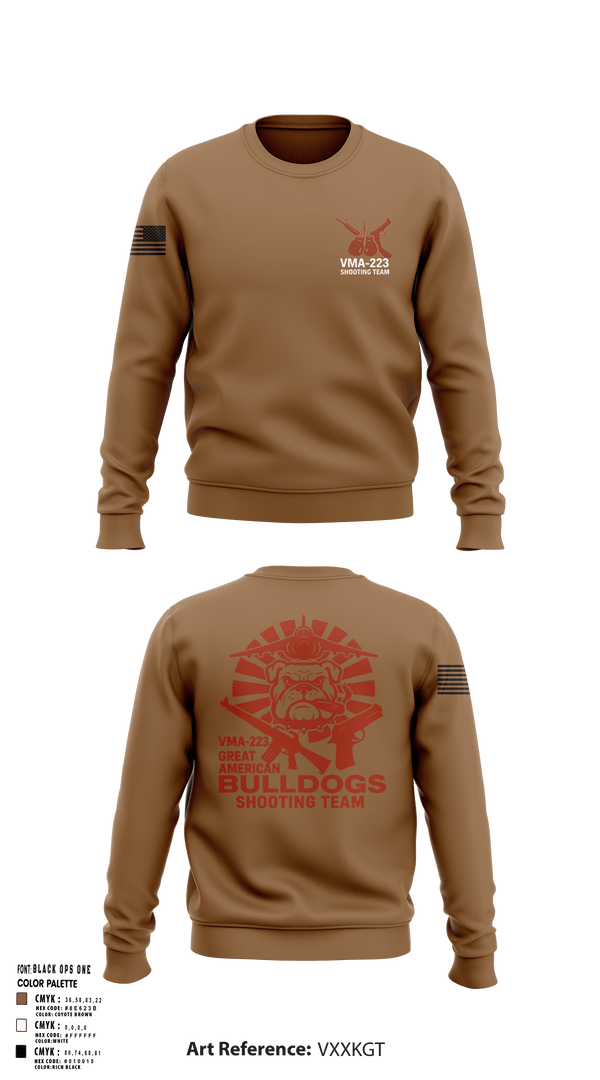 VMA-223 90216803 Crew Neck Sweatshirt - 101