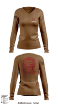 VMA-223 90216803 Women's Long Sleeve V-neck Shirt - 101