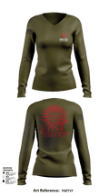 VMA-223 90216803 Women's Long Sleeve V-neck Shirt - 102