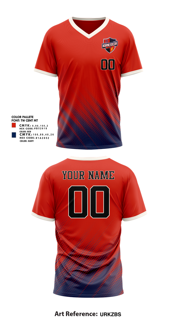 Boerne Soccer Club 18018985 Mens Soccer Jersey - 1