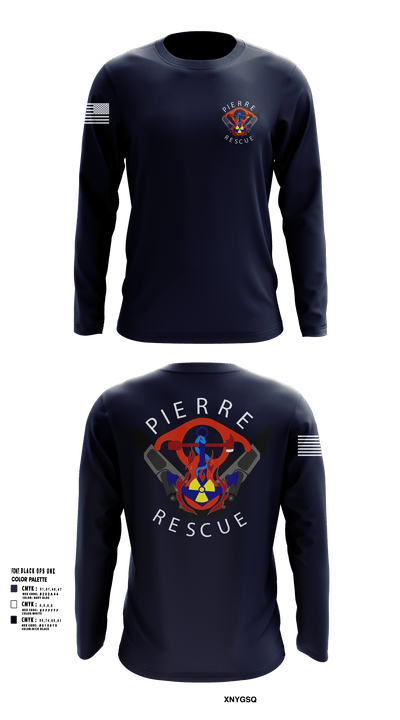 Pierre Rescue 96515631 Long Sleeve Performance Shirt 101