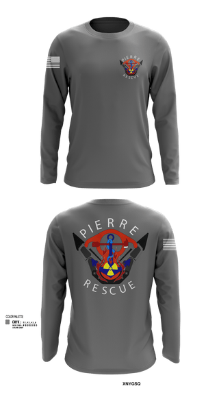 Pierre Rescue 96515631 Long Sleeve Performance Shirt 103