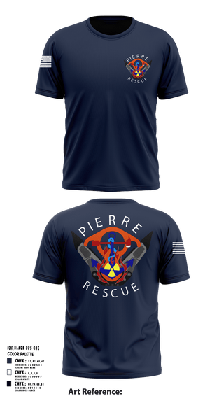 Pierre Rescue 96515631 Short Sleeve Performance Shirt - 101