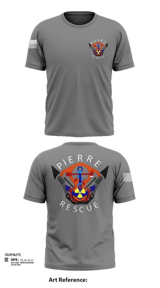 Pierre Rescue 96515631 Short Sleeve Performance Shirt - 103