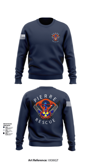 Pierre Rescue 96515631 Crew Neck Sweatshirt - 101