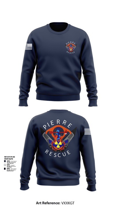 Pierre Rescue 96515631 Crew Neck Sweatshirt - 101
