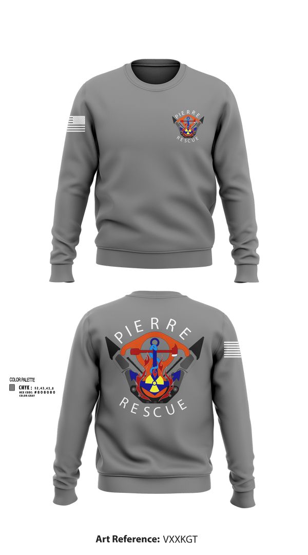 Pierre Rescue 96515631 Crew Neck Sweatshirt - 103