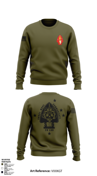 2D LAR Bn 44591549 Crew Neck Sweatshirt - 1