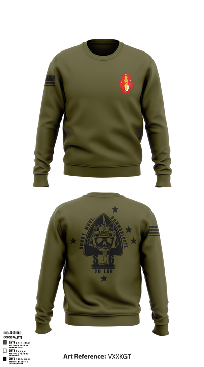 2D LAR Bn 44591549 Crew Neck Sweatshirt - 1