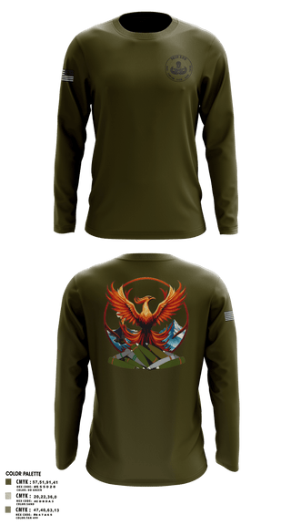 303D OD BN (EOD) 30570317 Long Sleeve Performance Shirt 1