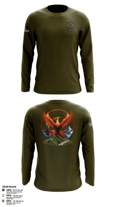 303D OD BN (EOD) 30570317 Long Sleeve Performance Shirt 1
