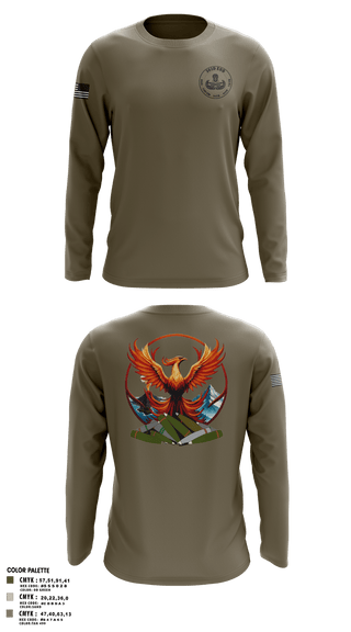 303D OD BN (EOD) 30570317 Long Sleeve Performance Shirt 3