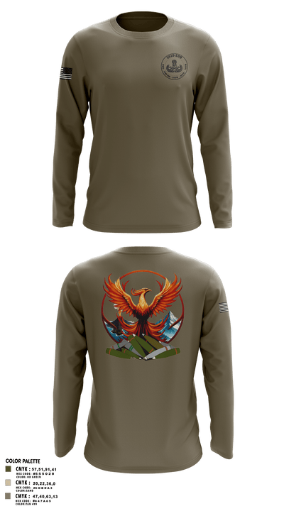 303D OD BN (EOD) 30570317 Long Sleeve Performance Shirt 3