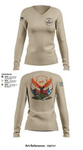 303D OD BN (EOD) 30570317 Women's Long Sleeve V-neck Shirt - 2