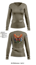 303D OD BN (EOD) 30570317 Women's Long Sleeve V-neck Shirt - 3