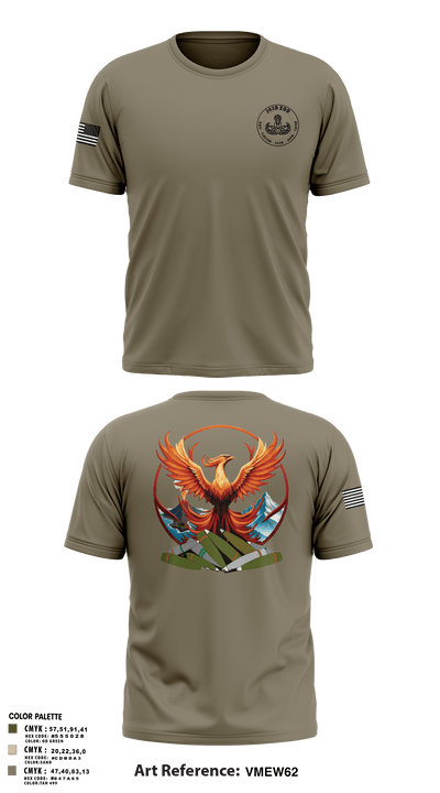 303D OD BN (EOD) 30570317 Old School Cotton Feel Shirt - 3