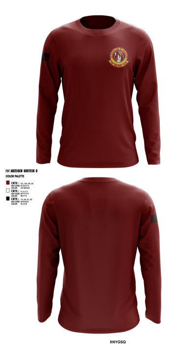 Walking Dead 95040390 Long Sleeve Performance Shirt 1