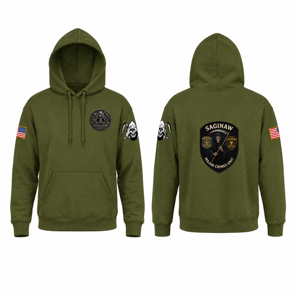 Hoodie, Michigan State Police Saginaw Major Crimes Unit, Police, Teamtime, Team time, sublimation, custom sports apparel, team uniforms, spirit wear, spiritwear, sports uniforms, custom shirts, team store, custom team store, fundraiser sports, apparel fundraiser