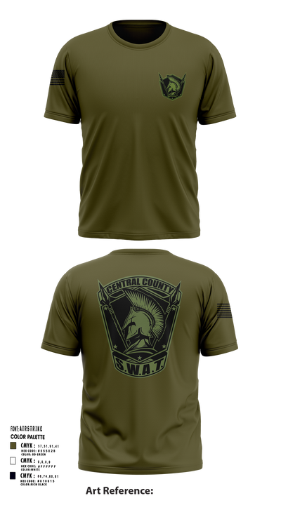 Central County SWAT 7539142 Long Sleeve Performance Shirt 101