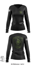 Central County SWAT 7539142 Women's Long Sleeve V-neck Shirt - 102