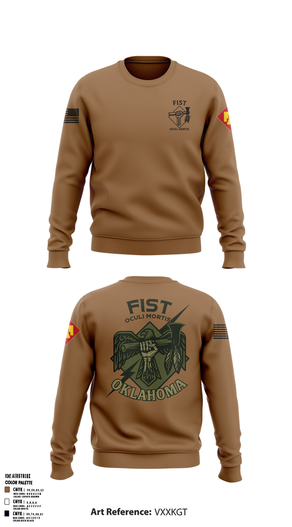 HHB 160th FIST 59313657 Crew Neck Sweatshirt - 3