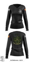 HHB 160th FIST 59313657 Women's Long Sleeve V-neck Shirt - 1