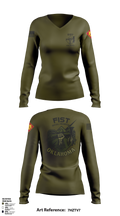 HHB 160th FIST 59313657 Women's Long Sleeve V-neck Shirt - 2