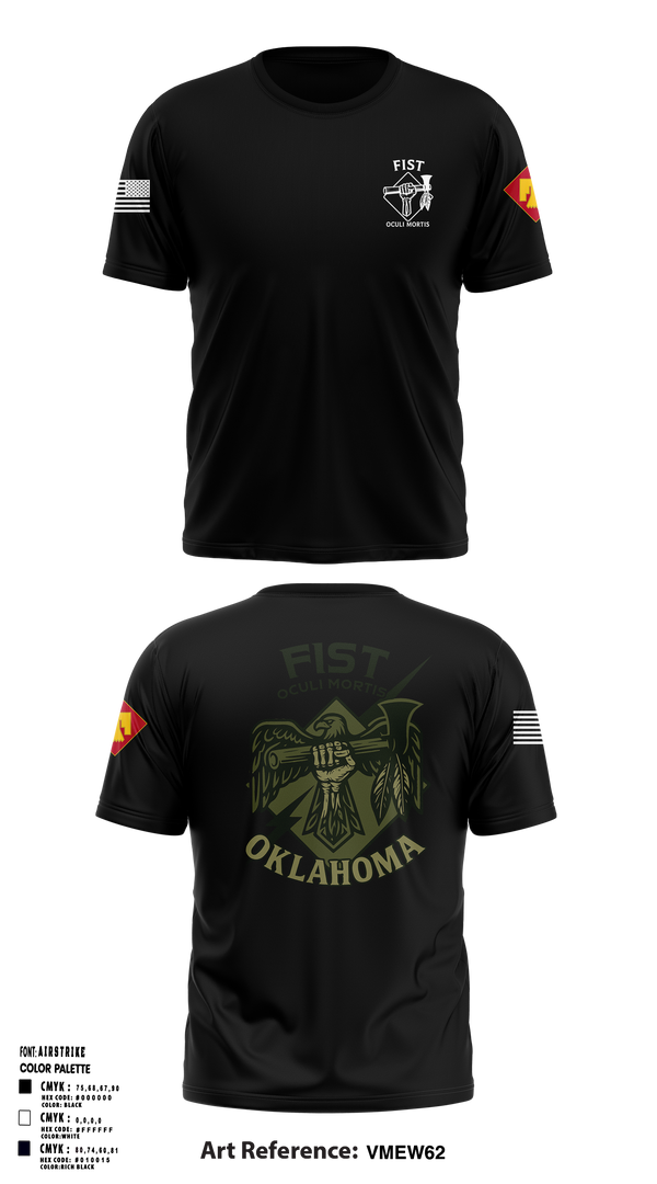 HHB 160th FIST 59313657 Old School Cotton Feel Shirt - 1