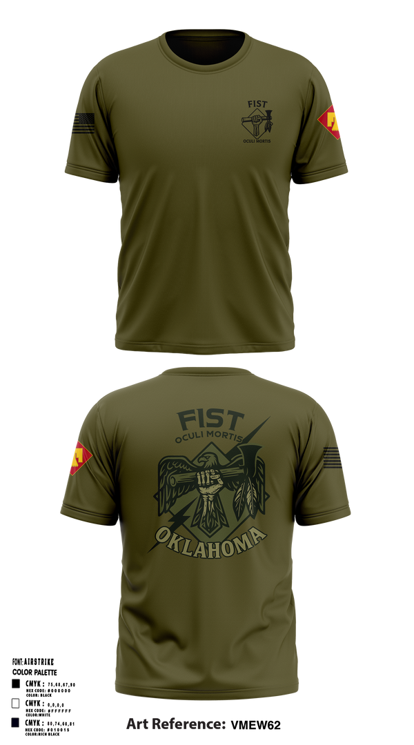 HHB 160th FIST 59313657 Old School Cotton Feel Shirt - 2