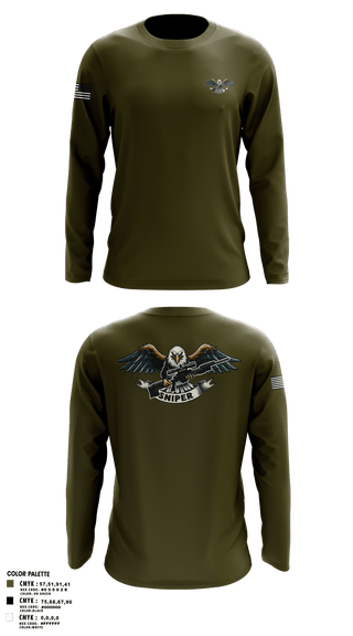 RGV Snipers 18091640 Long Sleeve Performance Shirt 1