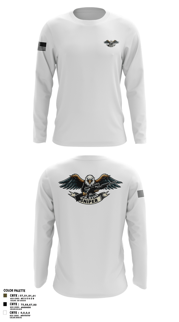 RGV Snipers 18091640 Long Sleeve Performance Shirt 2