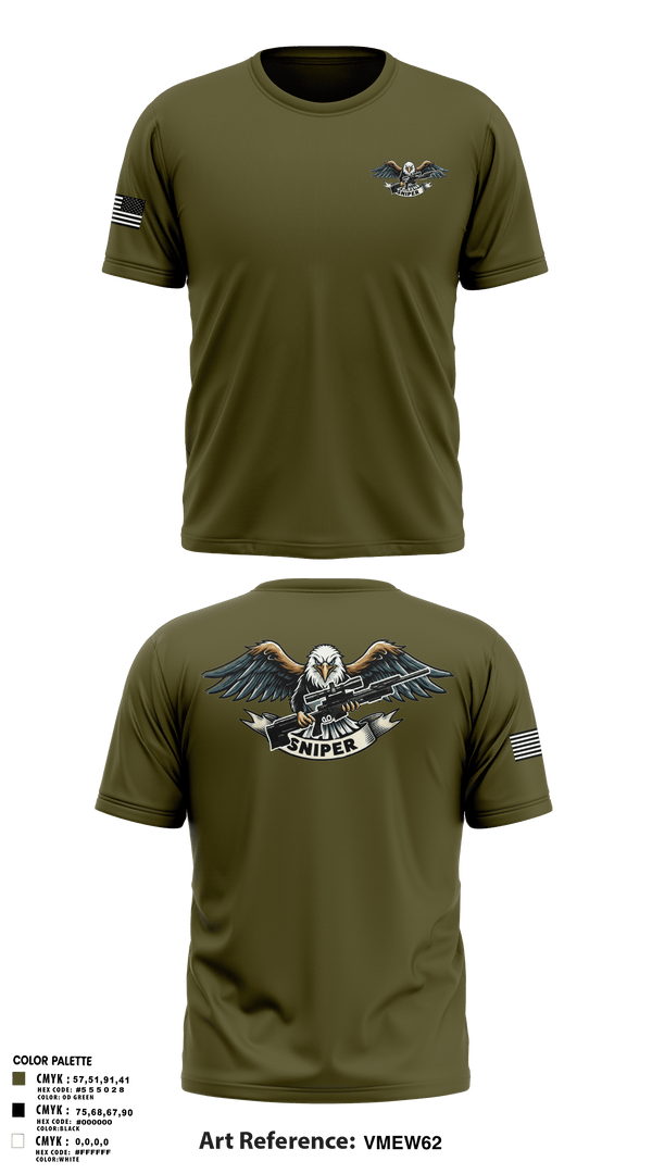 RGV Snipers 18091640 Short Sleeve Performance Shirt - 1