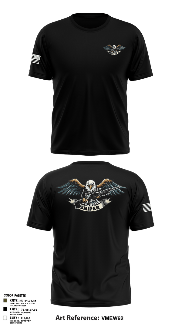 RGV Snipers 18091640 Short Sleeve Performance Shirt - 3