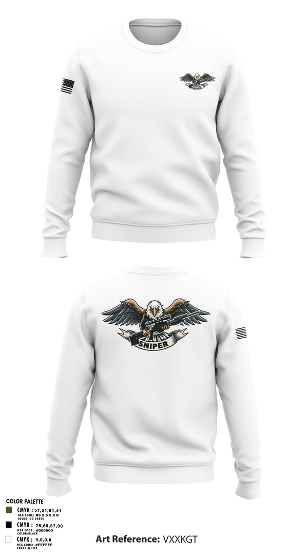 RGV Snipers 18091640 Crew Neck Sweatshirt - 2