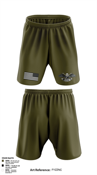 RGV Snipers 18091640 Athletic Shorts With Pockets - 1