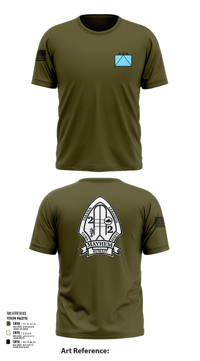 2ND BATTALION 2ND MARINE REGIMENT 94580172 Short Sleeve Performance Shirt - 51