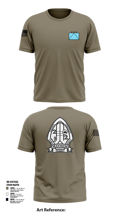 2ND BATTALION 2ND MARINE REGIMENT 94580172 Short Sleeve Performance Shirt - 52