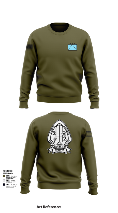 2ND BATTALION 2ND MARINE REGIMENT 94580172 Crew Neck Sweatshirt - 51