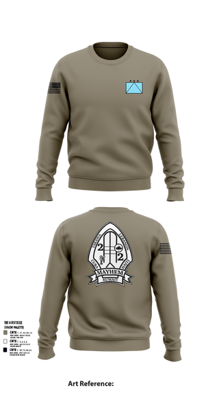 2ND BATTALION 2ND MARINE REGIMENT 94580172 Crew Neck Sweatshirt - 52
