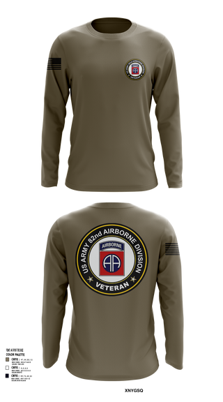 20th Airborne Engineer 47960992 Long Sleeve Performance Shirt 52
