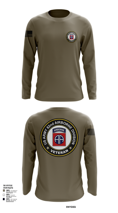 20th Airborne Engineer 47960992 Long Sleeve Performance Shirt 52