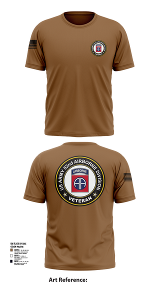 20th Airborne Engineer 47960992 Short Sleeve Performance Shirt - 51