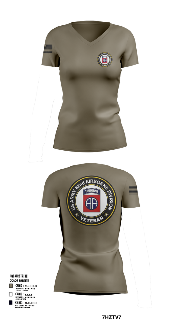 20th Airborne Engineer 47960992 Women's Short Sleeve V-neck Shirt - 52
