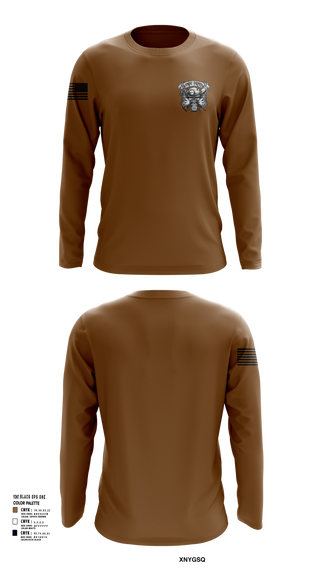881st Engineer Battalion 17476851 Long Sleeve Performance Shirt 51