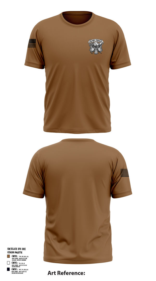 881st Engineer Battalion 17476851 Short Sleeve Performance Shirt - 51