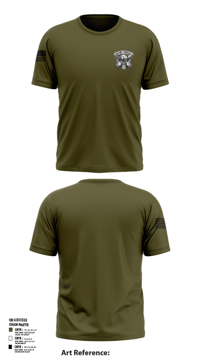 881st Engineer Battalion 17476851 Short Sleeve Performance Shirt - 52