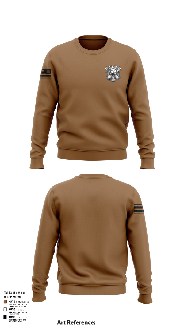 881st Engineer Battalion 17476851 Crew Neck Sweatshirt - 51